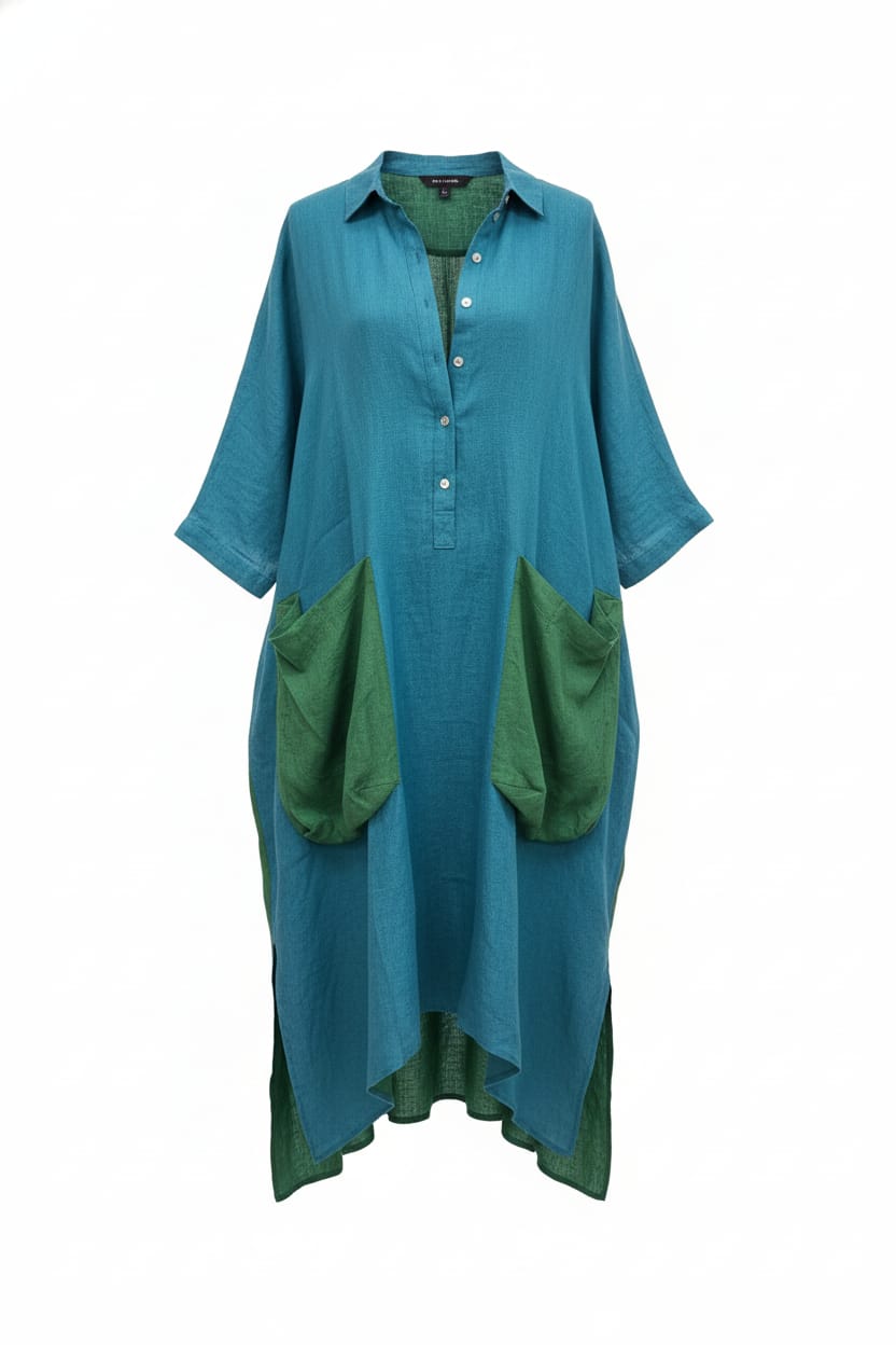 Abito camicione tropical