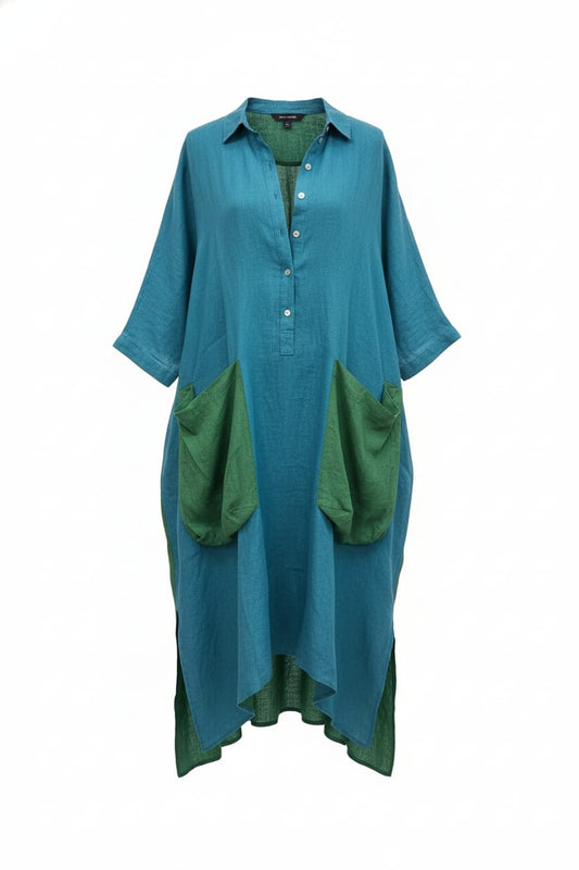 Abito camicione tropical