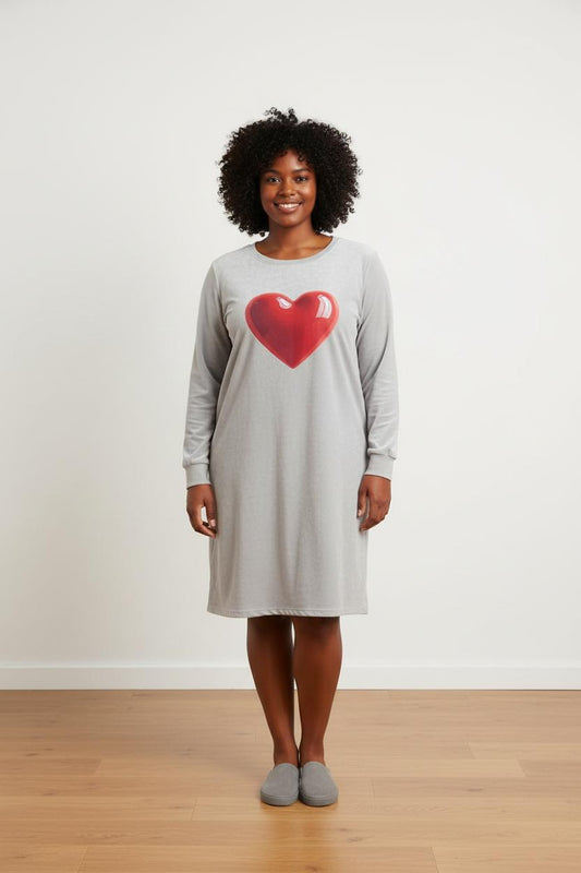 Vestito ciniglia Cuore