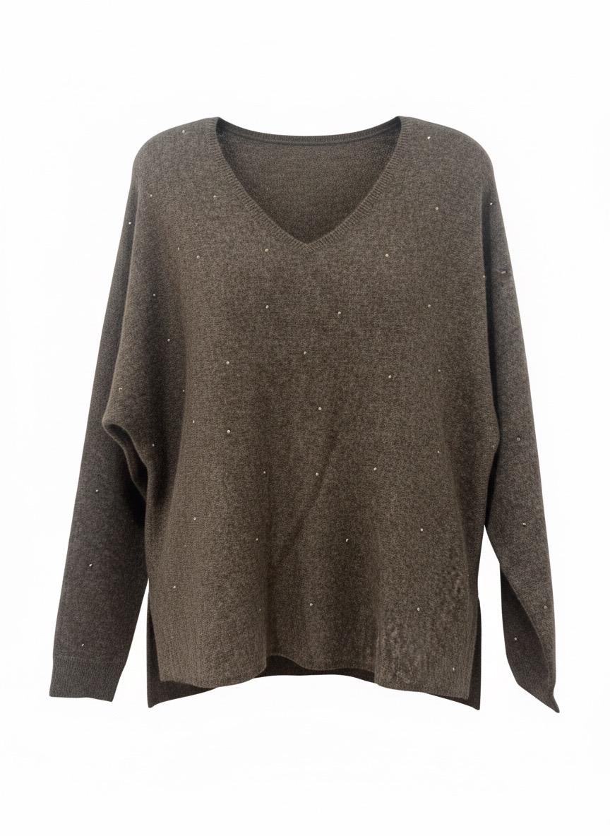 Maglia scollo V Shine
