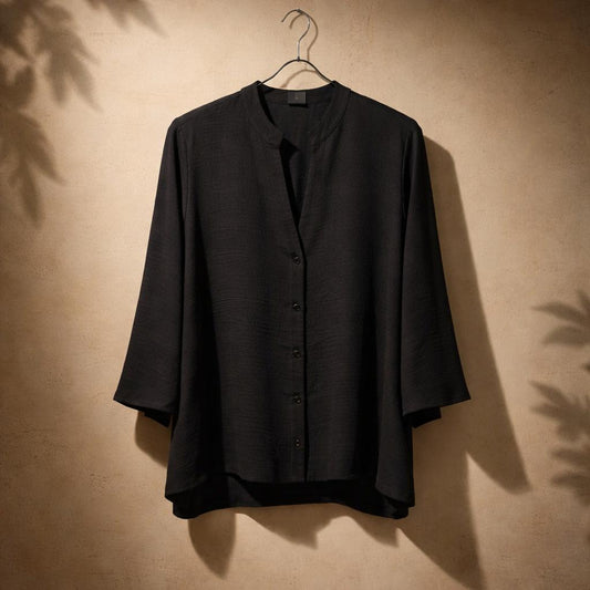Camicia scollo coreana