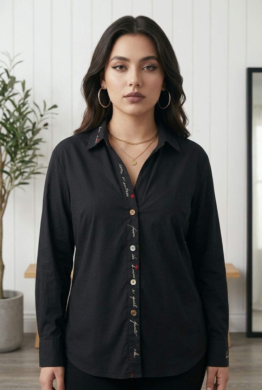 Camicia Scollo V