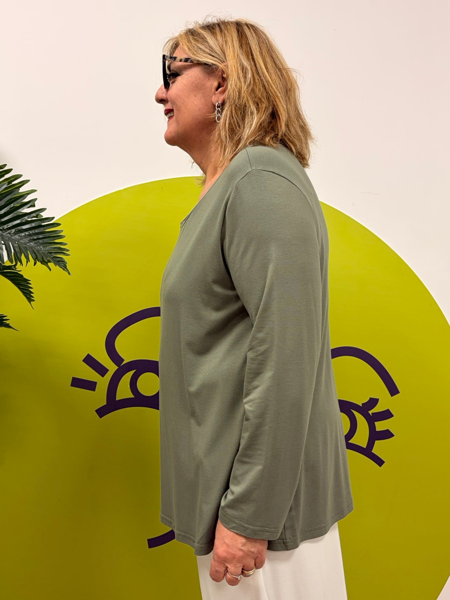 Maglia basica scollo tondo