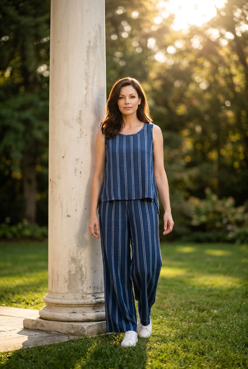 Pantalone azalea stripes