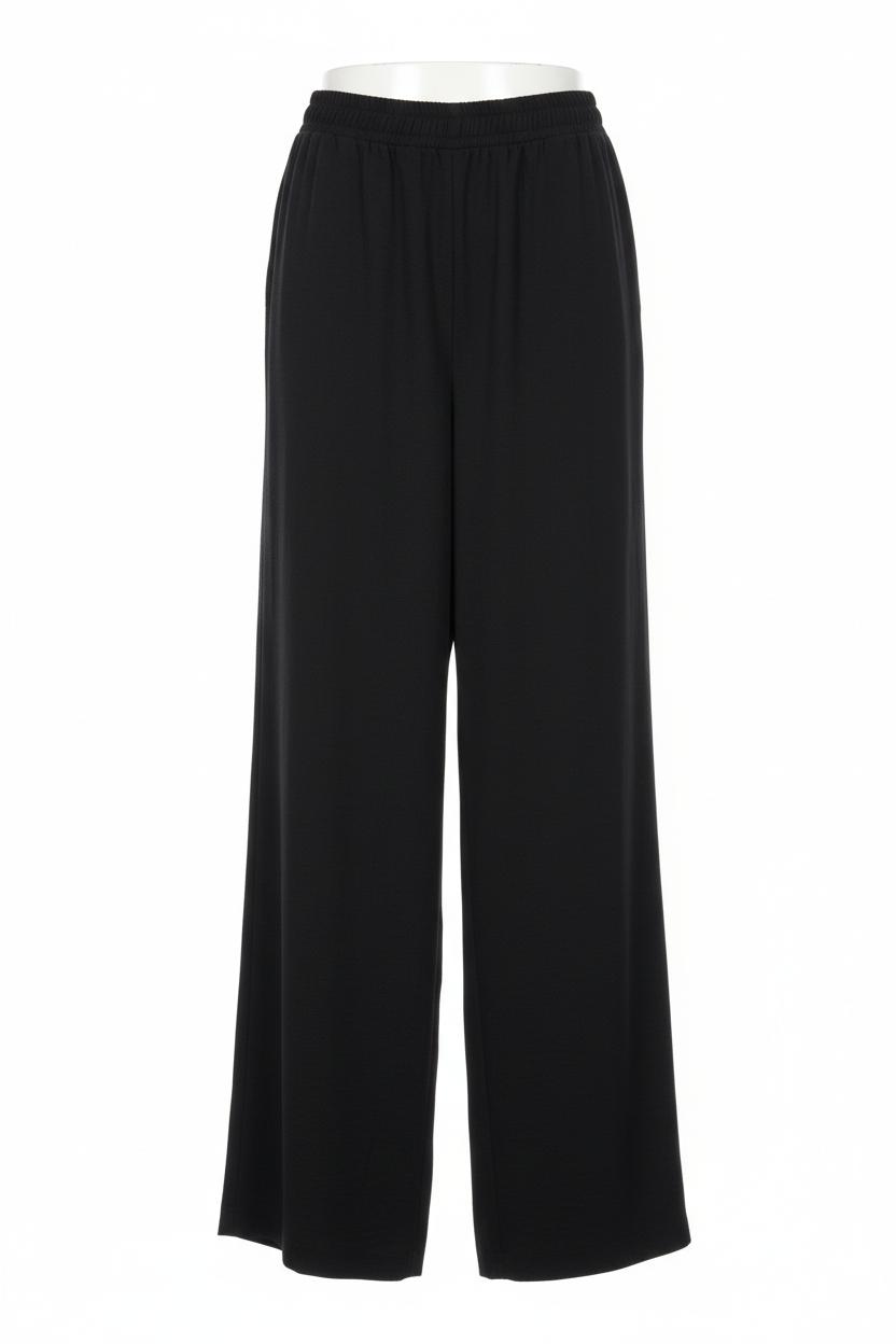 Pantalone largo goffrato