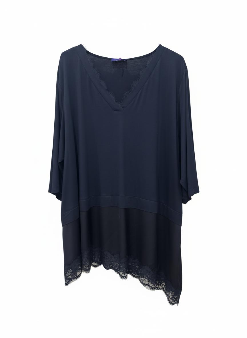 Casacca doppio strato con pizzo