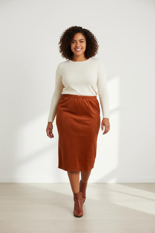 Gonna midi in dainetto