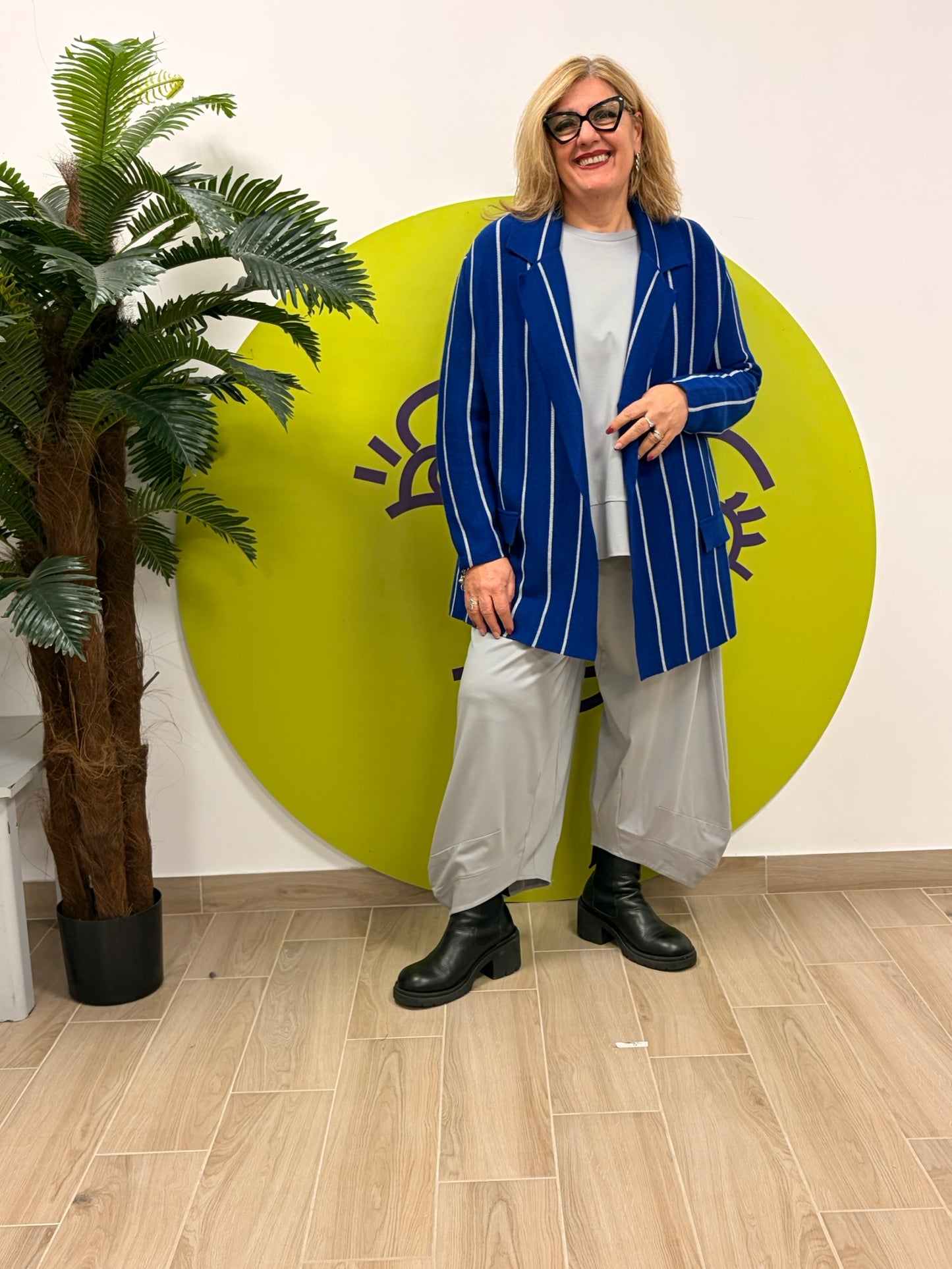 Giacca righe verticali