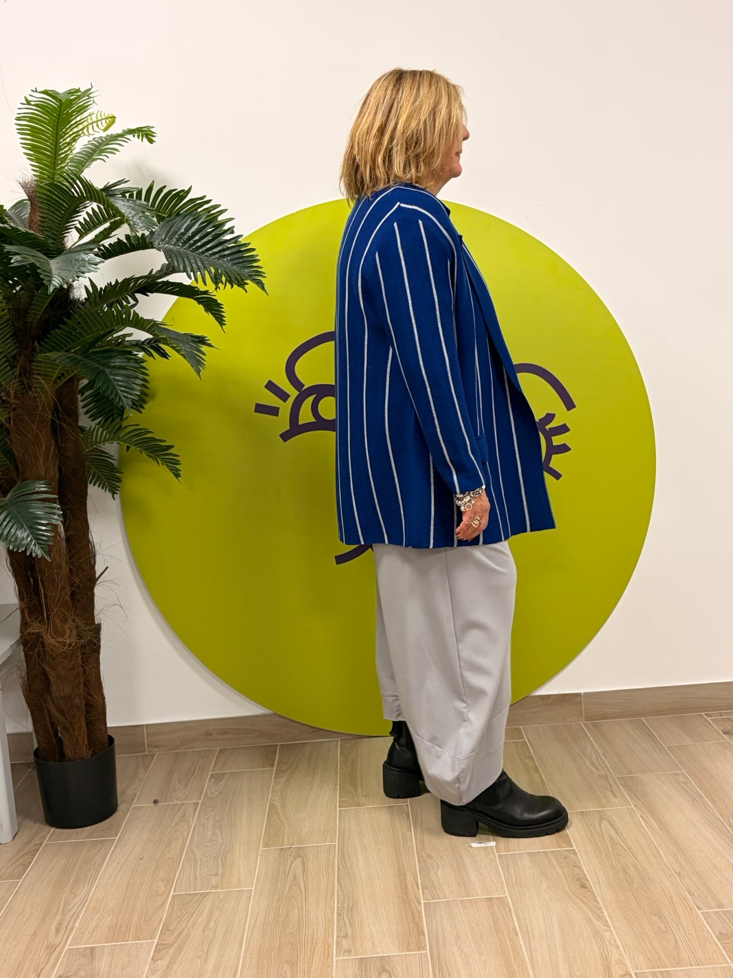 Giacca righe verticali