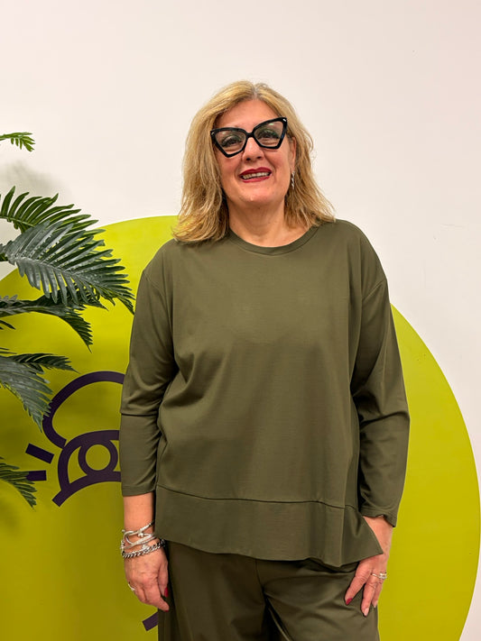 Maglia basica scollo tondo