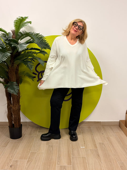 Kimono scollo V manicotti