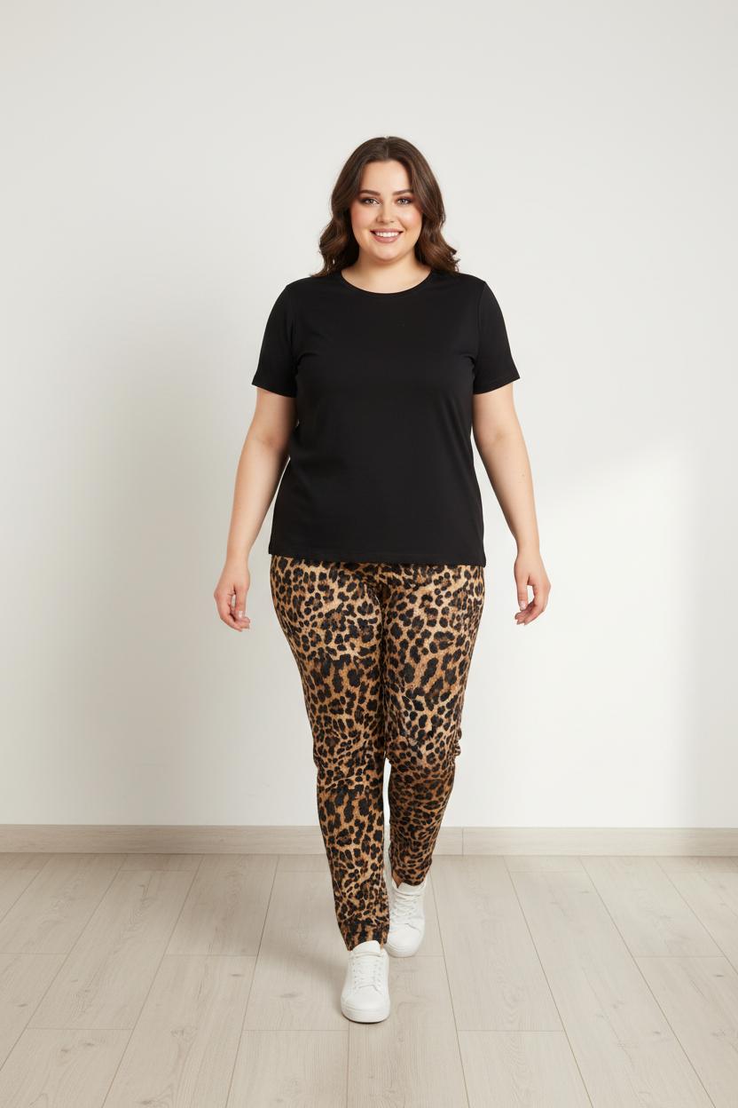 Pantalone dritto dainetto fantasia