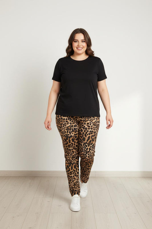 Pantalone dritto dainetto fantasia