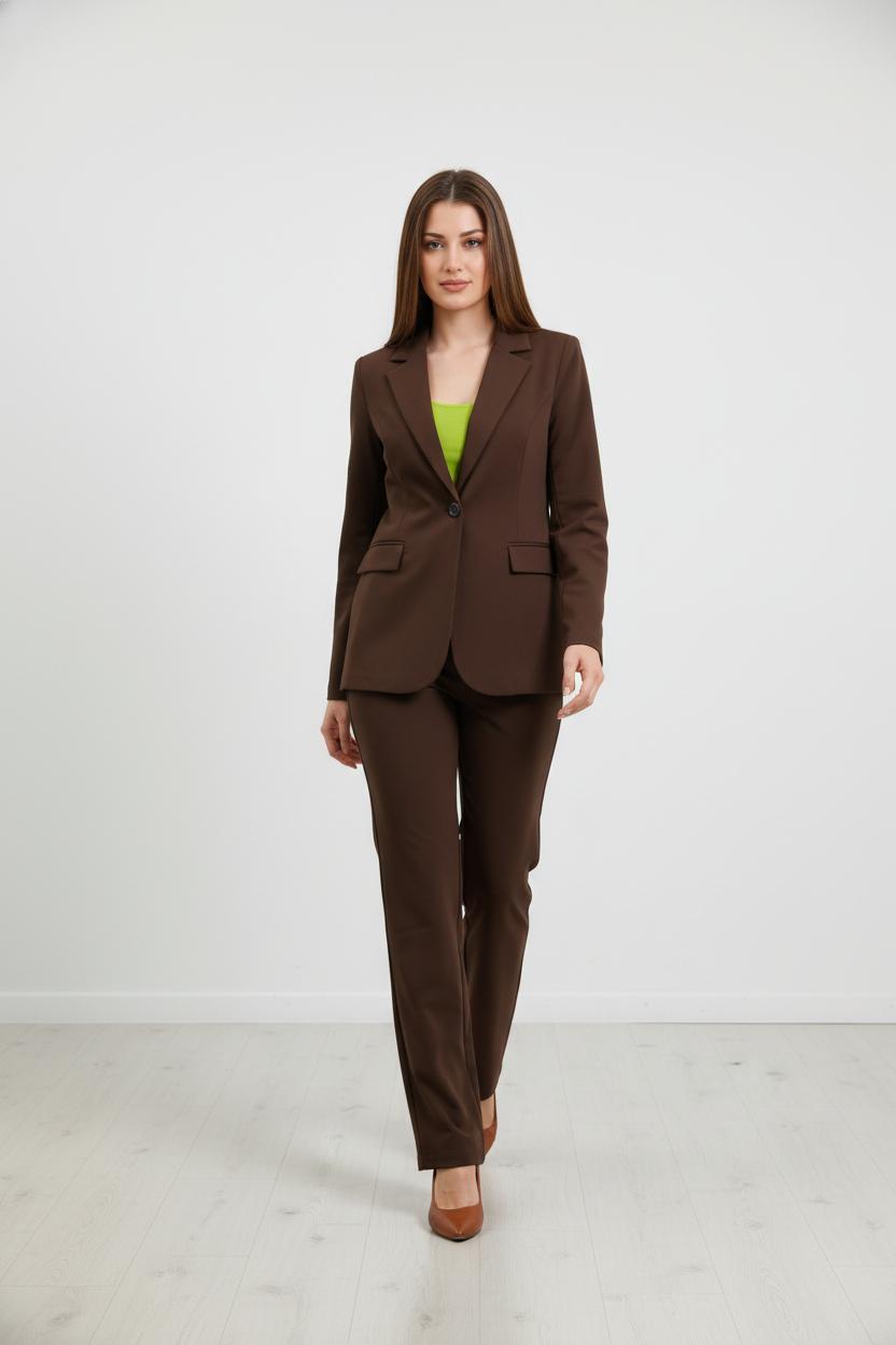 Pantalone dritto con spacchetto
