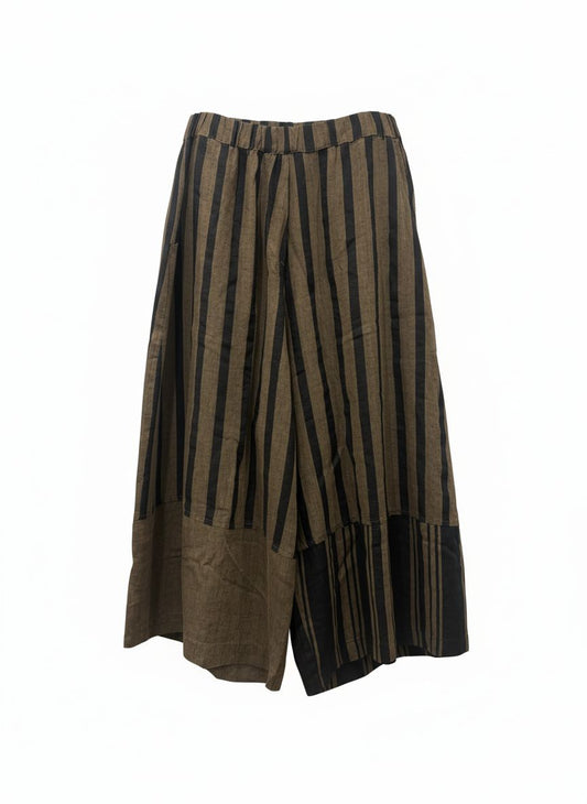 Pantalone righe terra