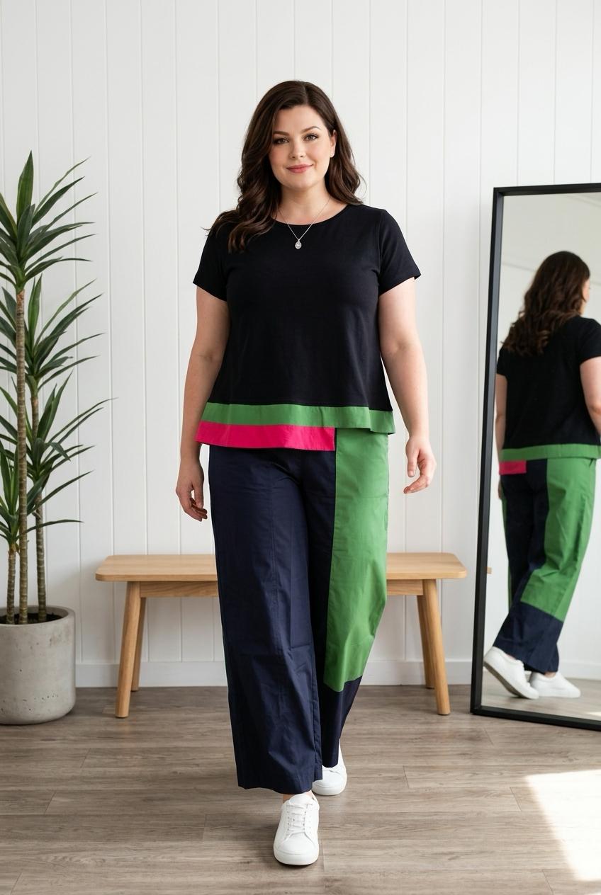 Pantalone multicolor