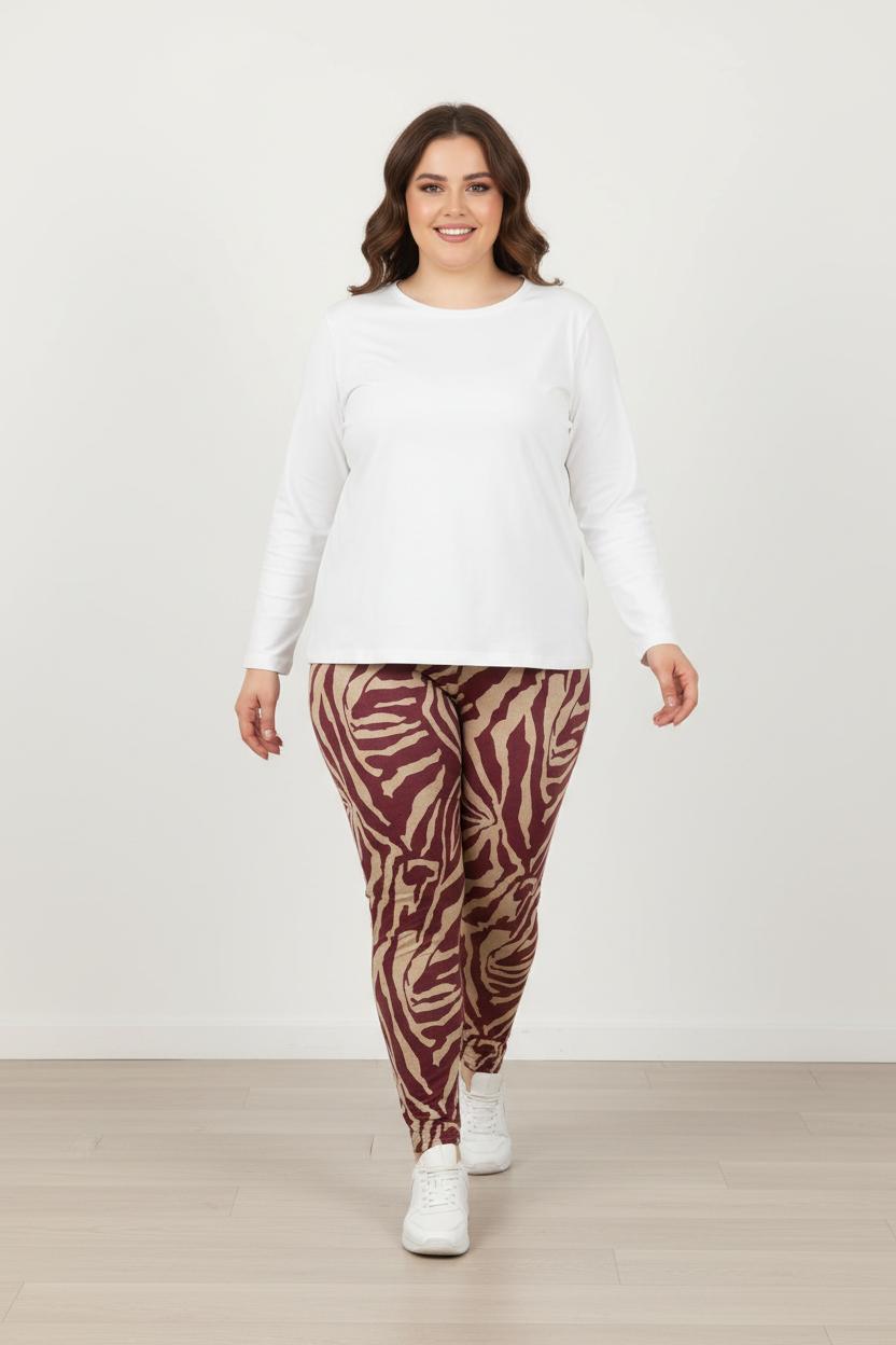 Pantalone dritto dainetto fantasia