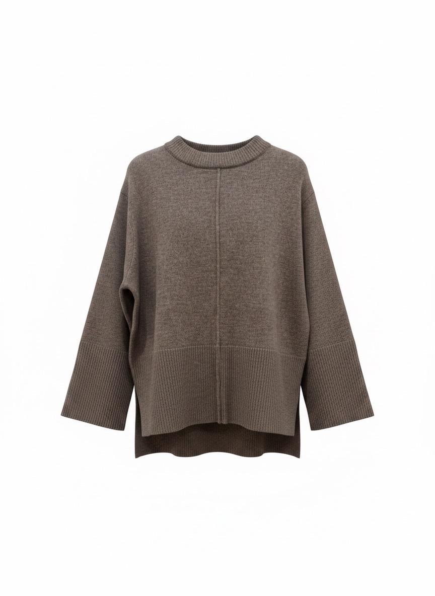 Maglione bottoni retro