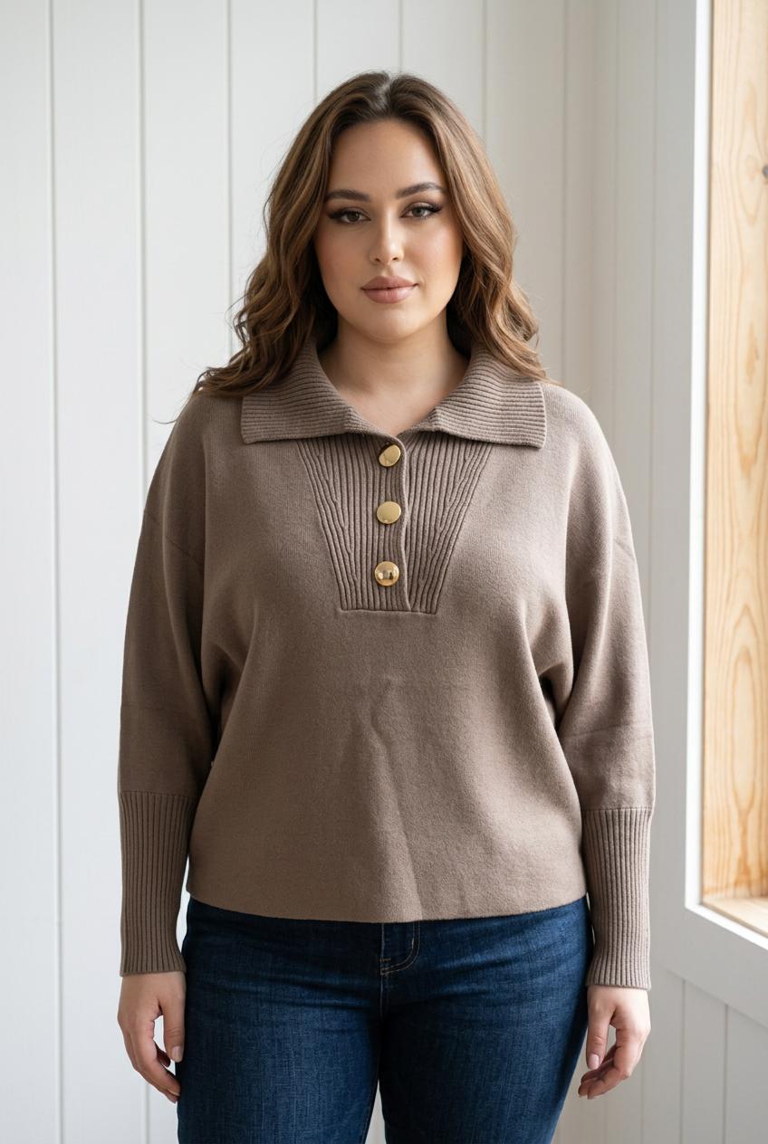 Maglione 3 bottoni