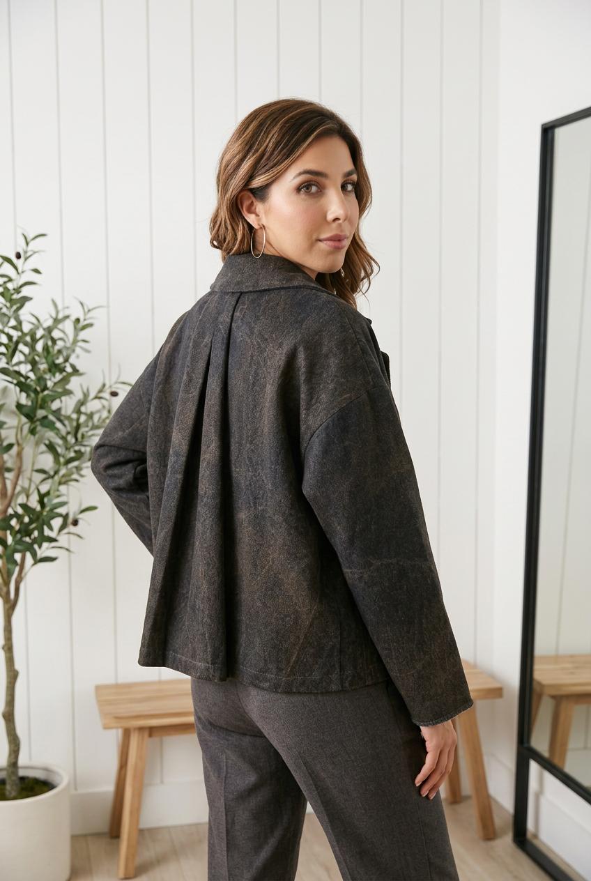 Blazer Boxy Sciallato