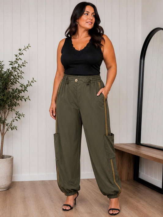 Pantalone righina e tasconi