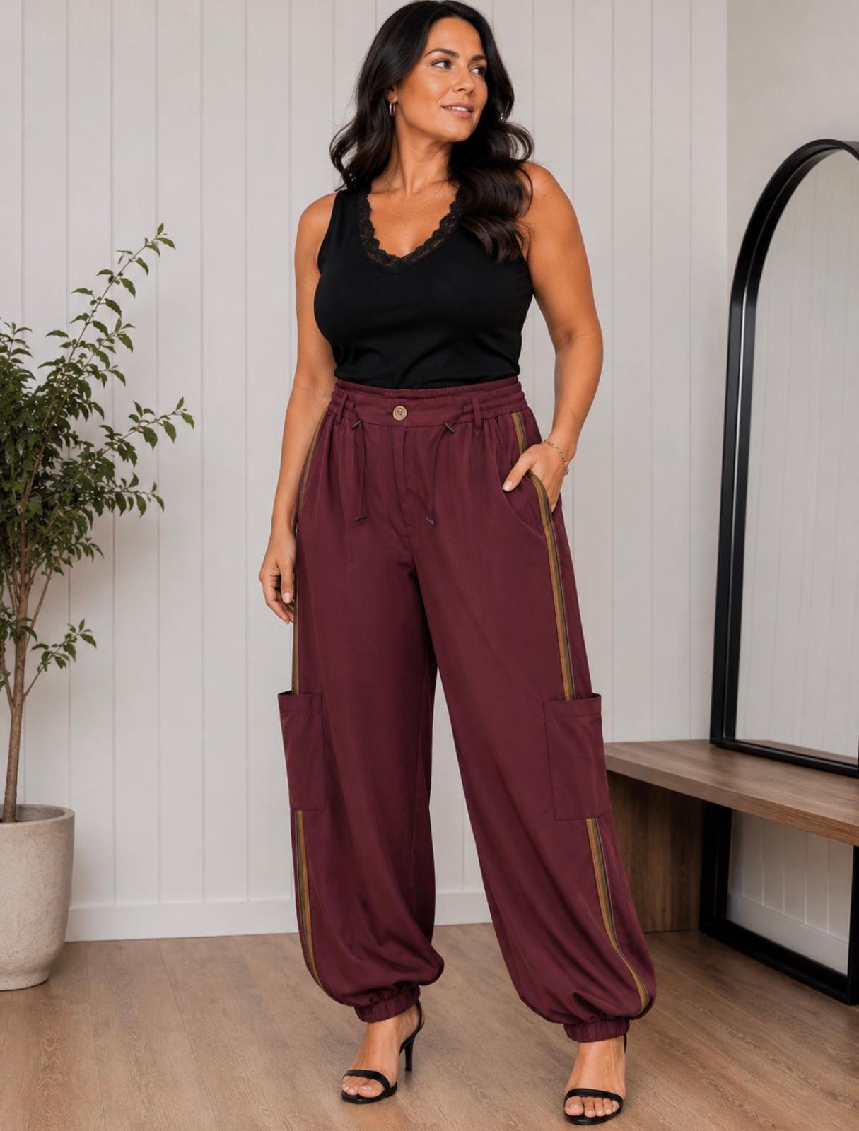 Pantalone righina e tasconi