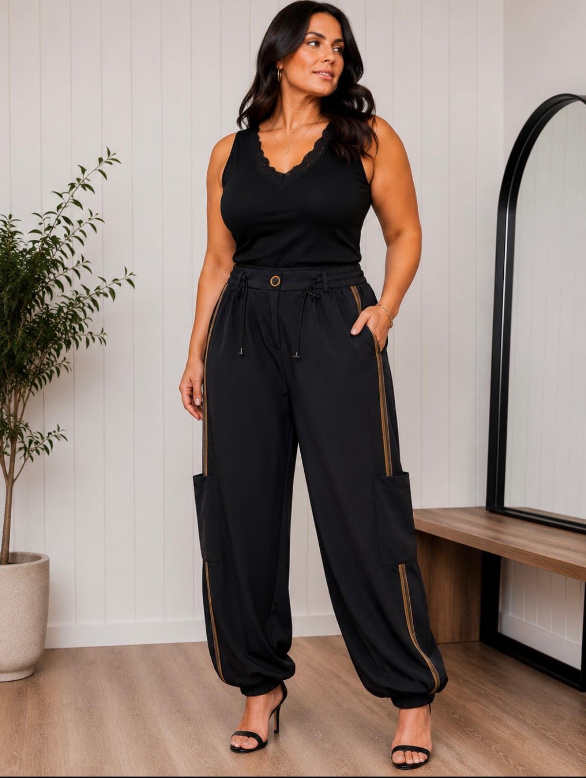Pantalone righina e tasconi