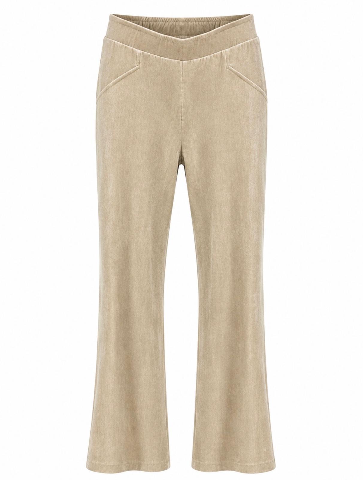 Pantalone zampa velluto