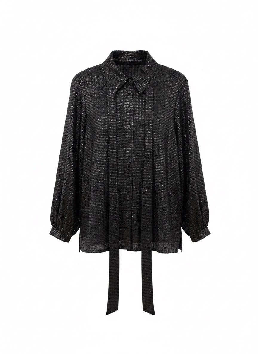Camicia con cravatta shine