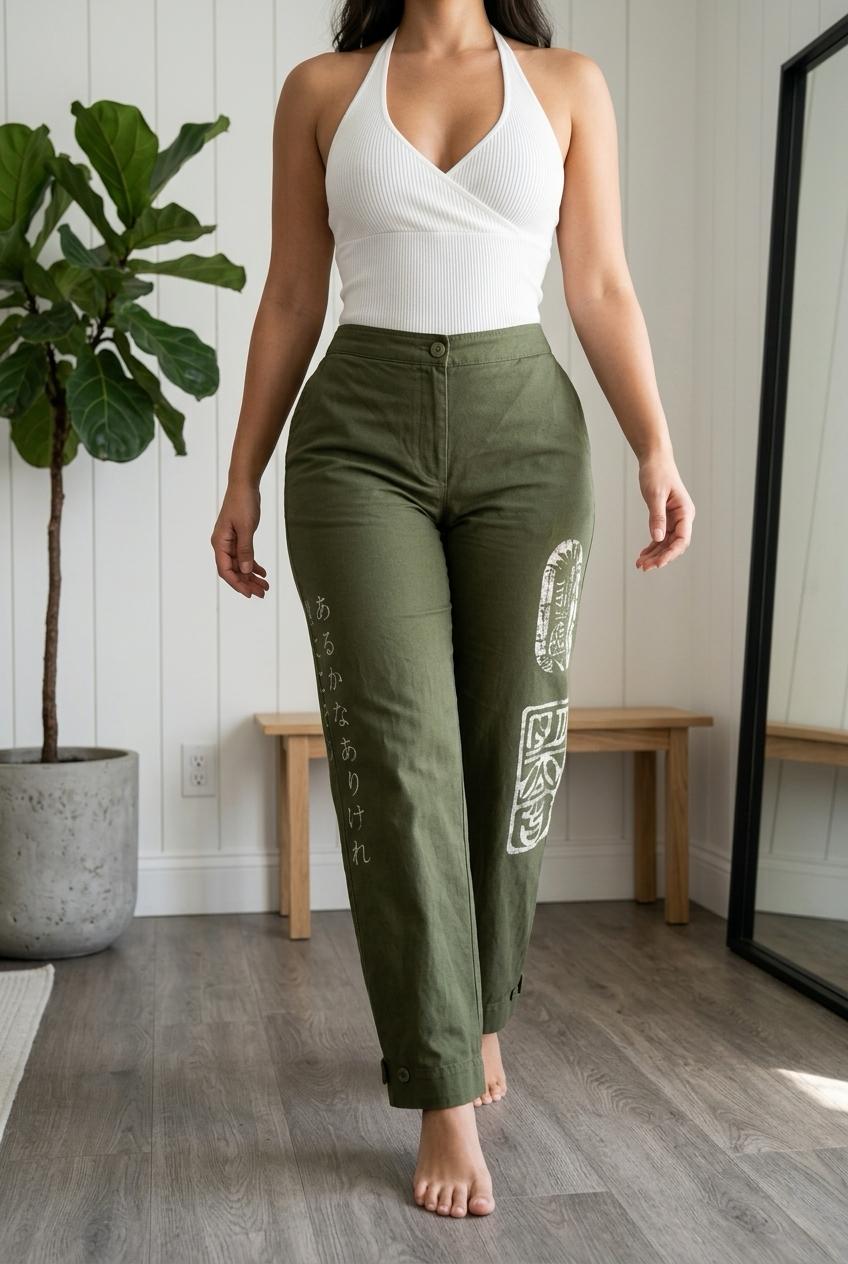 Pantalone bottoni