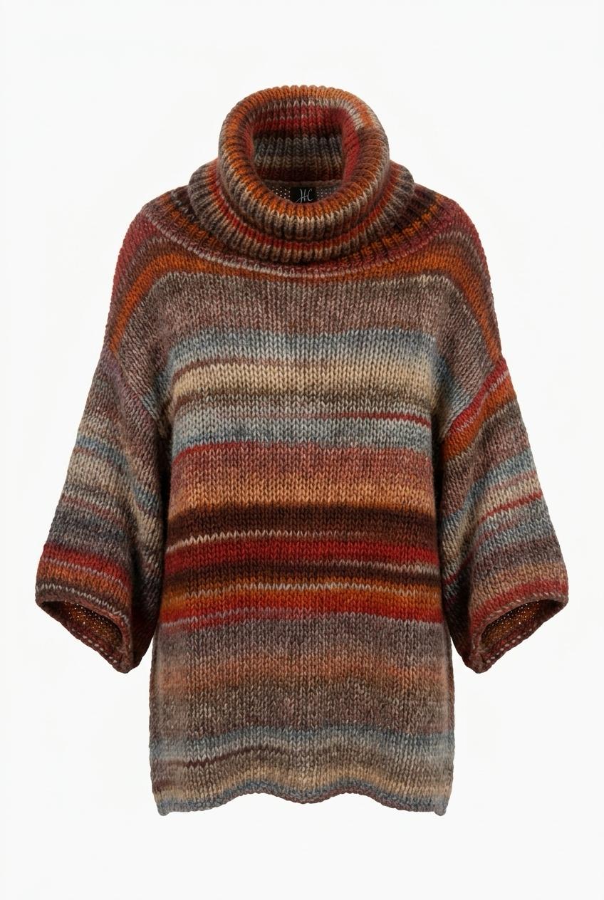 Poncho multicolor
