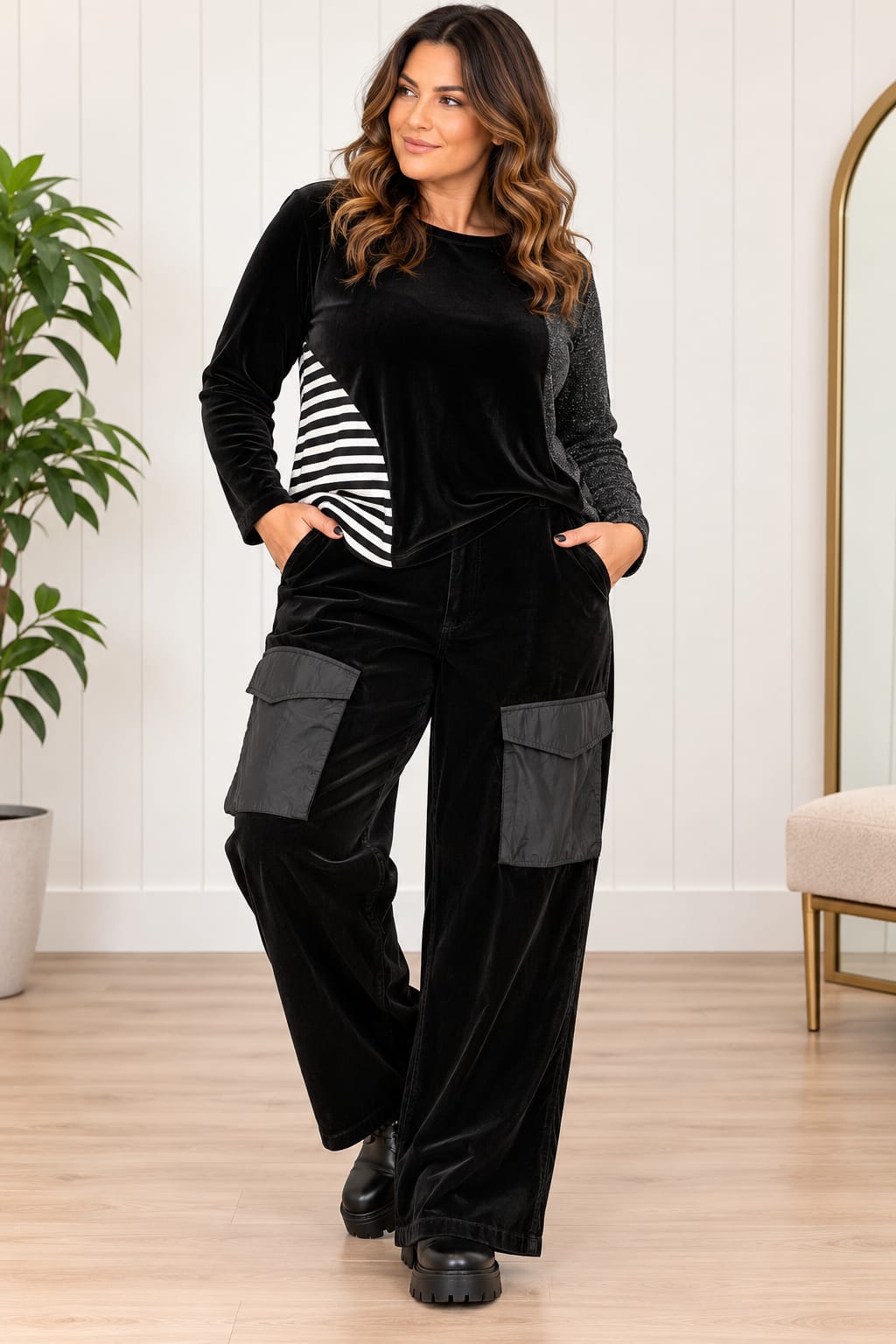 Urban Velvet Longed Pants