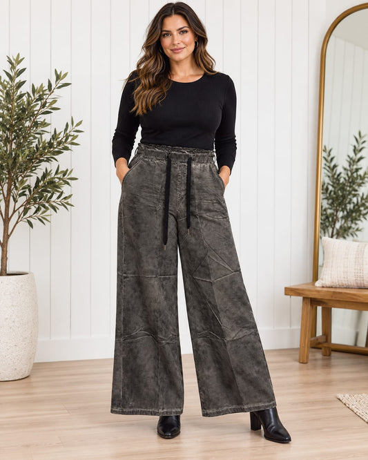Stone Wash Stretch Jeans