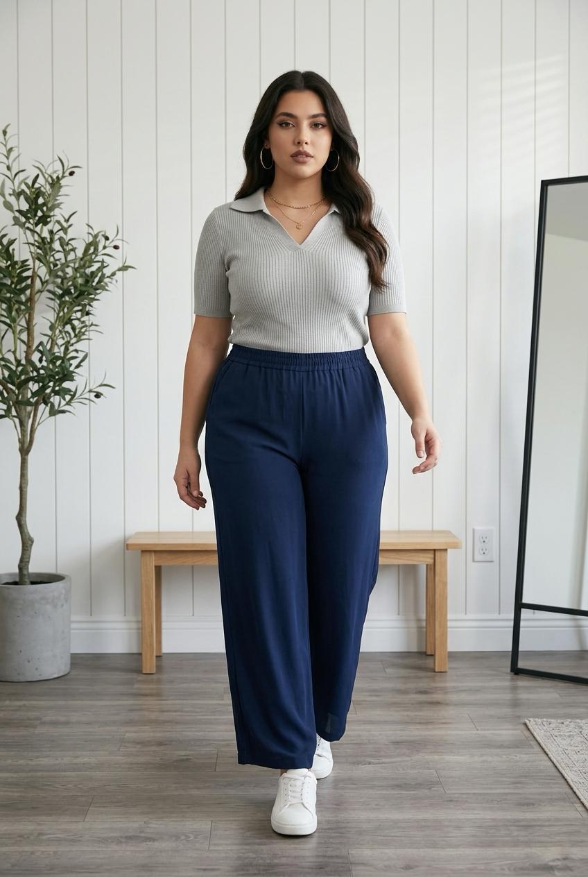 Pantalone Ampio Elasticizzato