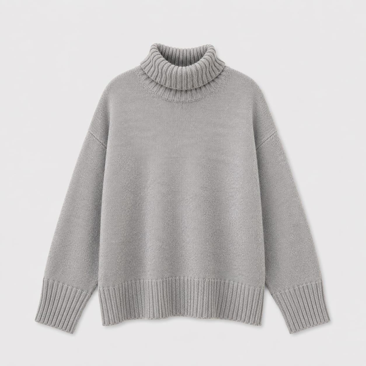 Maglia Scatola Collo Alto Spacchi