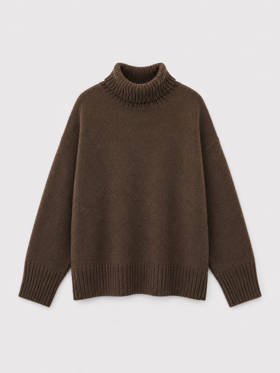 Maglia Scatola Collo Alto Spacchi