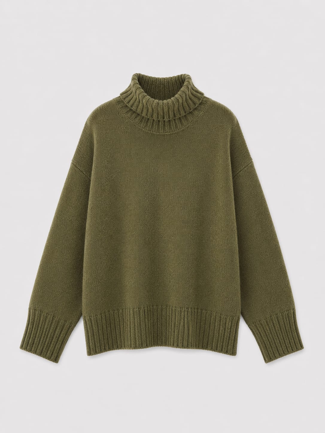 Maglia Scatola Collo Alto Spacchi