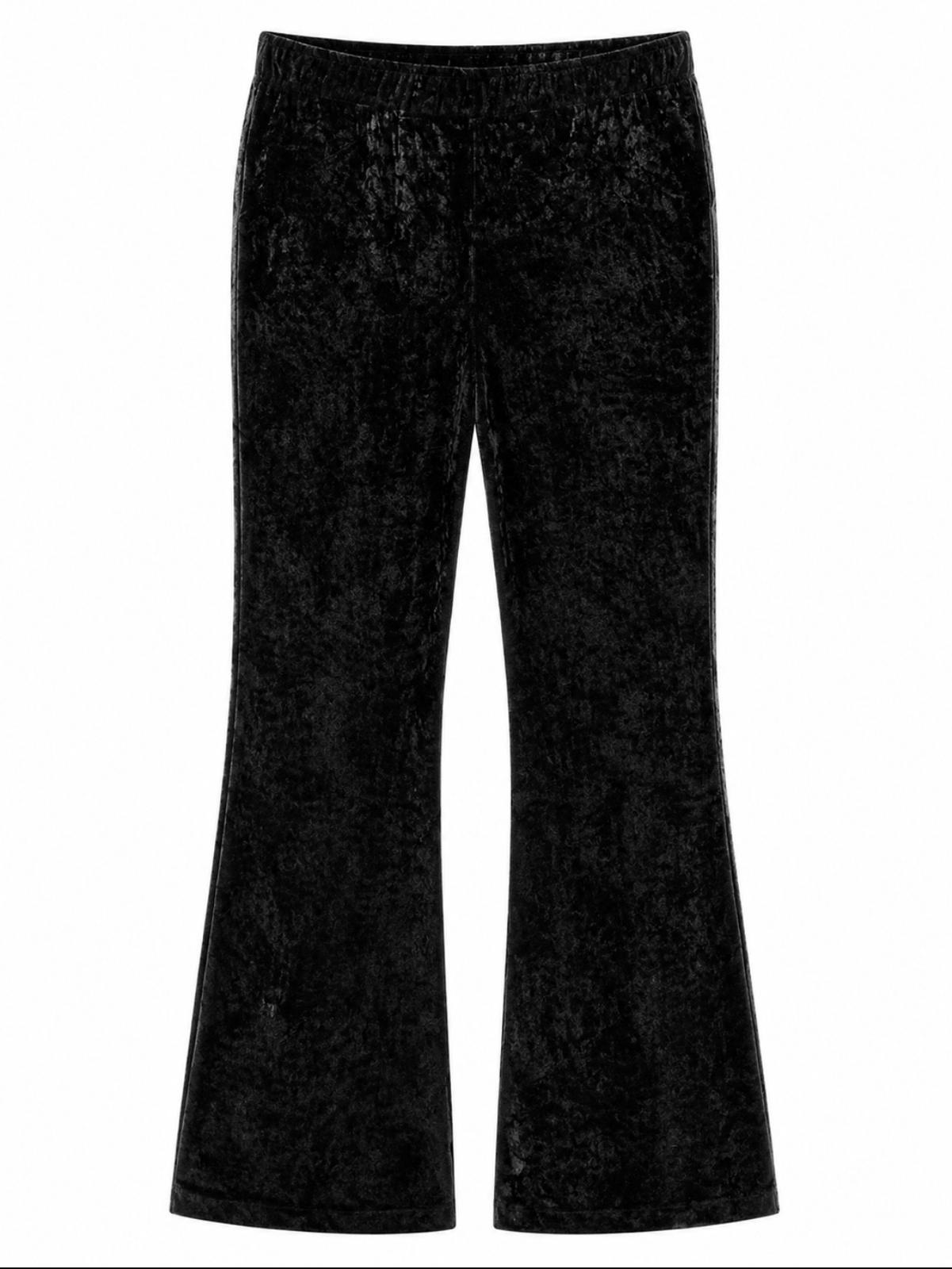Pantalone zampa velluto
