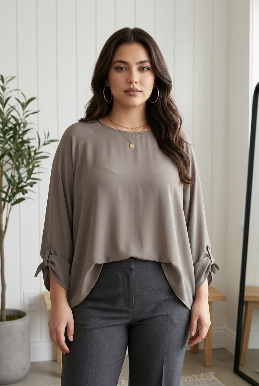 Camicia manica palloncino