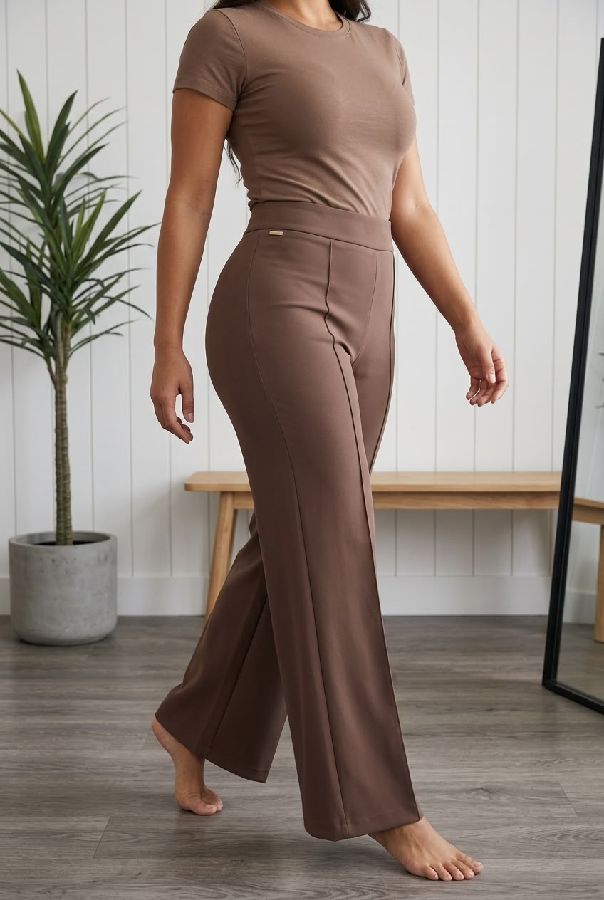 Pantalone wide leg
