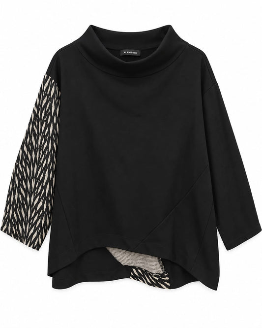 Cadence Funnel Pullover Top