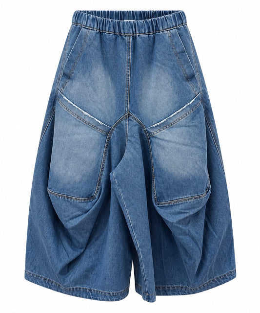 Denim Harem Pocket Pants