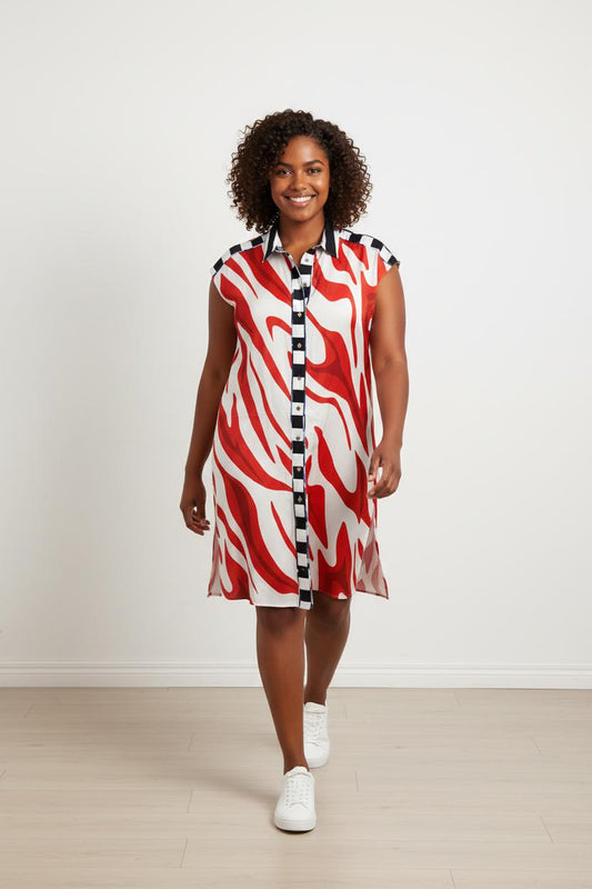 Abito chemisier fantasia