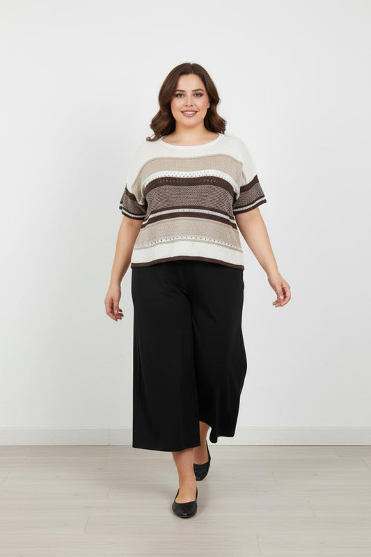 Casacca crochet multicolor