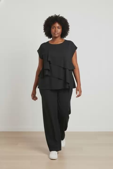 Casacca balze asimmetriche