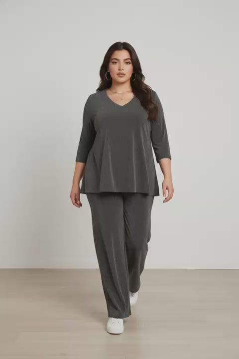 Completo il lurex grigio