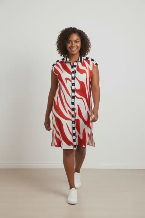 Abito chemisier fantasia